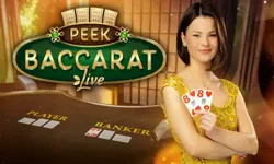 Peek Baccarat table